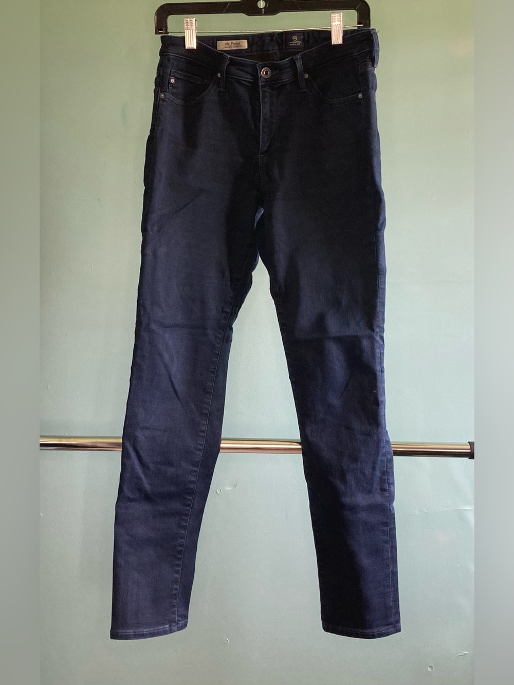 AG Adriano Goldschmied The Prima Mid-Rise Cigarette Jeans, size 28